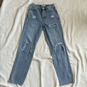 PacSun Dad Jean Distressed Blue size 22